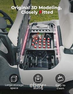 KEMIMOTO Golf Cart Under Seat Storage Tray Organizer 220 Lbs For EZGO RXV ELiTE