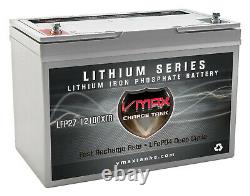 LFP27-12100 Lithium 100AH 12V Battery For Solar Storage Marine Boat Golf Cart