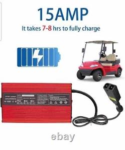 LZFAN 36V 15AMP Golf Cart Charger, EZGO TXT Battery Charger for 36 Volt Golf