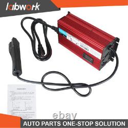 Labwork 48 Volt 12amp Golf Cart Charger For Ezgo Rxv & Txt triangle 3 Pin Plug