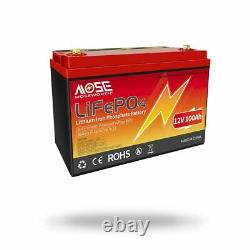 LiFePO4 12V 100Ah Battery Series/Parallel WithBMS Trolling Motor Golf Carts Solar