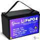Lifepo4 12v 100ah Lithium Battery Deep Cycle Rechargeable For Solar Rv Boat Bms