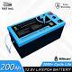 Lifepo4 12v 200ah Lithium Battery With Bms Iron Phosphate Solar Power Bank Eu