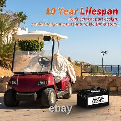 LiFePO4 48V 100Ah Lithium Golf cart Battery 200A BMS 15000+Deep Cycle With Monitor