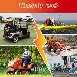 LiFePO4 48V 100Ah Lithium Golf cart Battery 200A BMS 15000+Deep Cycle With Monitor