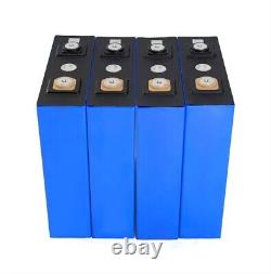 LiFePO4 Battery Grade A 4PCS 3.2V 200Ah 4000+ Cycles 12V 200AH Prismatic Cells