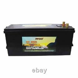 LiFePO4 Battery Pack 400Ah 12v With BMS Deep Cycle Golf Cart RV Campers Solar