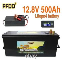 LiFePO4 Battery Pack 500Ah 12v With BMS Deep Cycle Golf Cart RV Campers Solar