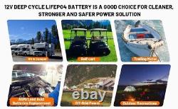 LiFePO4 Lithium 12V 140A Battery 100A BMS for Golf Cart Marine RV Solar System
