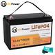 Lifepo4 Lithium Battery 12v 100ah With 100a Bms For Golf Cart Boat Solar System