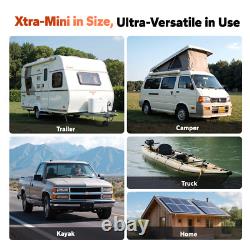 LiTime 12V 100Ah Xtra-Mini Bluetooth Small Lithium LiFePO4 Battery for RV Marine