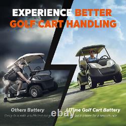 LiTime 36V 100Ah LiFePO4 Lithium Battery 200A BMS Born For 5Kw Golf Cart Marine