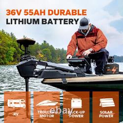 LiTime 36V 55Ah TM LiFePO4 Battery Low-Temp Protection for Trolling Motor RV