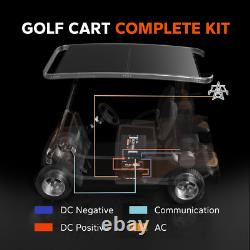 LiTime 48V 100Ah Golf Cart Lithium Battery with Communication+Charger+Monitor