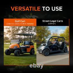 LiTime 48V 100Ah Golf Cart Lithium Battery with Communication+Charger+Monitor