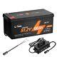 Litime 48v 60ah Golf Cart Lifepo4 Lithium Battery 120a Bms With 58.4v 18a Charger