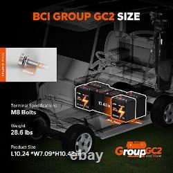 LiTime 51.2V 30Ah GC2 Lithium Battery 60A BMS Max. 8P For Golf Cart Lawn Mower