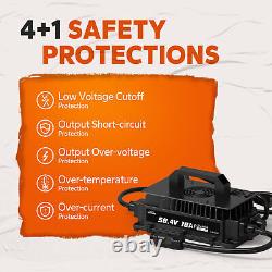 LiTime Bluetooth 48V 30Ah GC2 Lithium Golf Cart Battery 100A BMS with 18A Charger
