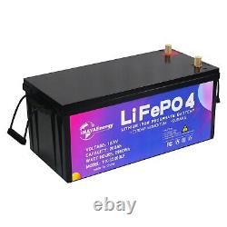 Lithium Battery 12v 200Ah Lifepo4 Solar Battery for 1200W RV Golf Cart Batteries