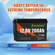 Lithium Lifepo4 12v 200ah Battery Bms For Golf Cart Marine Rv Solar System