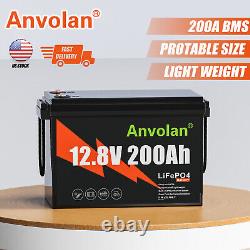 Lithium LiFePO4 12V 200Ah Battery BMS for Golf Cart Marine RV Solar System