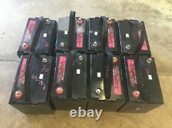 Lot of 8 LEOCH DTA224 6v 6 volt AGM sealed Battery polaris gem E6 E4 golf cart