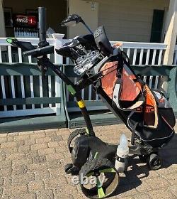 MGI Zip X5 Lithium Electric Powered Golf Cart w Brakes Battery Charger Used