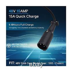 Magula 48 Volt Golf Cart Battery Charger Compatible with Club Car, 15 AMP Gol