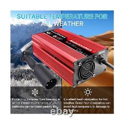 Magula 48 Volt Golf Cart Battery Charger Compatible with Club Car, 15 AMP Gol