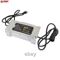 Max48 15 Amp Golf Cart 48 Volt Battery Charger-3 Pin Round For Club Car
