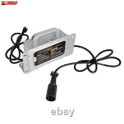Max48 15 Amp Golf Cart 48 Volt Battery Charger-3 Pin Round For Club Car