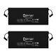Mighty Max 12v 200ah 4d Sla Agm Battery Replacement For Golf Cart 2 Pack