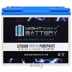 Mighty Max 12V 35AH U1 Lithium Replacement Battery for Kangaroo TG-31 Golf Cart