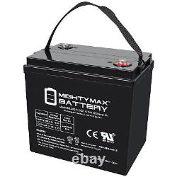 Mighty Max 6V 200AH SLA Battery Compatible with EZGO Golf Cart 2Five 2009
