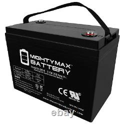 Mighty Max 6V 200AH SLA Battery Replacement for Golf Cart RV Boat Camper Solar