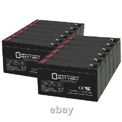 Mighty Max 6V 7Ah SLA Replacement Battery for Golf Cart, Scooter 12 Pack