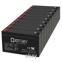 Mighty Max 6V 7Ah SLA Replacement Battery for Golf Cart, Scooter 9 Pack