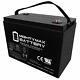 Mighty Max Battery 6v 200ah Sla Battery Replaces Camper Golf Cart Rv Boat Sol