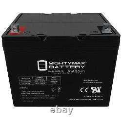 Mighty Max ML75-12 12V 75Ah Battery for Scooter Wheelchair Golf Cart Electric DC