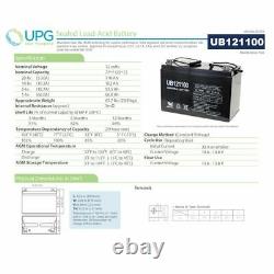 NEW 12V 110AH 100AH Group 30H Caddy Kaddy E-Caddy E-Car Golf Cart SLA Battery