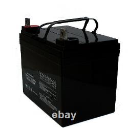 NEW 2pc 12V 35Ah U1 SLA AGM Wheelchair Golf Cart Med Battery W CHARGER FAST SHIP