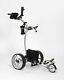 New Bat Caddy X4r Electric Golf Bag Cart Silver With 12v 35ah Battery & Remote