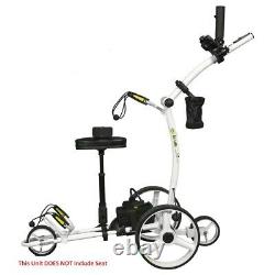 NEW Bat Caddy X4R Electric Golf Bag Cart White with 12V 35Ah Battery & Remote