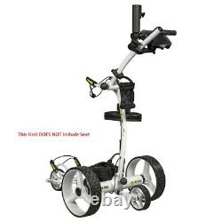 NEW Bat Caddy X4 Pro Electric Golf Bag Cart White with 12V 35Ah Battery
