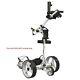 New Bat Caddy X4 Pro Electric Golf Bag Cart White With 12v 35ah Battery