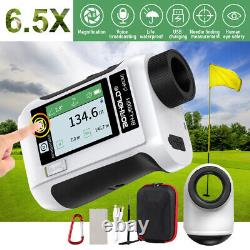 NEW GOLF LASER RANGE FINDER SLOPE VIBRATION FLAGLOCK CART MAGNET Touch Screen US