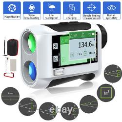 NEW GOLF LASER RANGE FINDER SLOPE VIBRATION FLAGLOCK CART MAGNET Touch Screen US