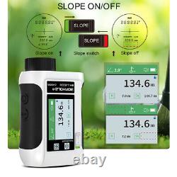 NEW GOLF LASER RANGE FINDER SLOPE VIBRATION FLAGLOCK CART MAGNET Touch Screen US