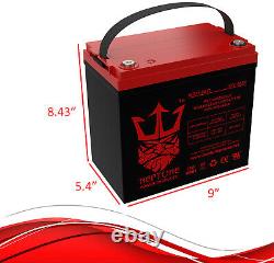 Neptune 12V 55AH Battery for Minn Kota Endura Trolling Motor Brand Product