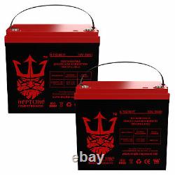 Neptune NT12-55IT 12V 55Ah Battery Replacement for Pride Jazzy Elite HD 2 Pack